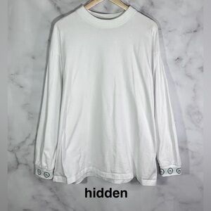 HIDDEN New York Past Present Future Long Sleeve T-Shirt Oversized Men’s M NWOT